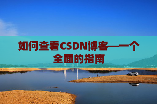 如何查看CSDN博客—一个全面的指南